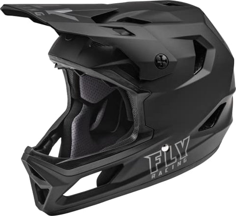 Fly Racing Adult Rayce Cycling Helmet (Matte Black, Large)