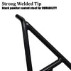 Eapele Triangle Stand for Dirt Bike, T-shaped Central Support for Greater Bearing Capacity, Solid Steel Structure with Black Powder Coated Protection