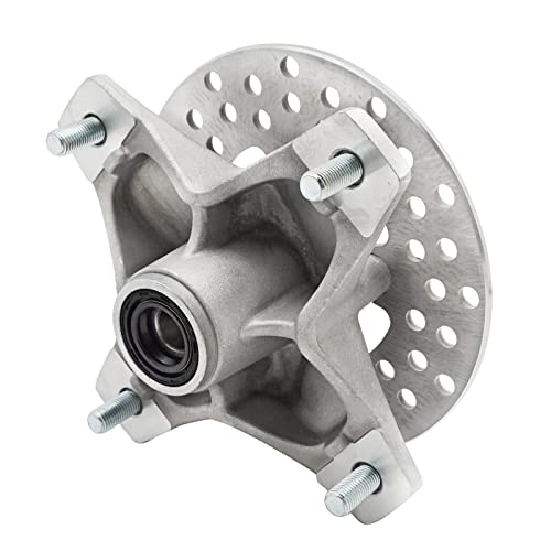 Front Wheel Hub & Brake Rotor Assy for Yamaha Banshee Warrior Raptor 350 Blaster 200