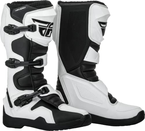 Fly Racing Adult Maverik Boot (White/Black, 9)