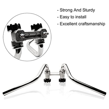 FLYPIG New Motorcycle Handlebar Splitter Handle Bar fit for Honda Z50 Z50 STYLE Z50J MONKEY REPLICA DAX/CT70 Z50R G50F GOLF50 MONKEY BIKE PARTS with Knob