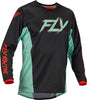 Fly Racing 2023 Adult Kinetic S.E. Rave Jersey (Black/Mint/Red, XX-Large)