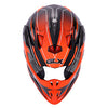 GLX GX23 Dirt Bike Off-Road Motocross ATV Motorcycle Full Face Helmet for Men Women, DOT Approved (Sear Orange, Large)