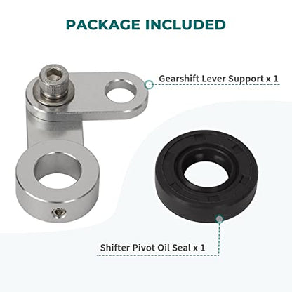 motoparty Additional Gearshift Lever Support Shifter Pivot & Oil Seal for Honda Valkyrie 1500