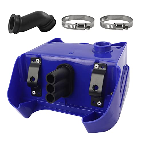 FLYPIG Air Box Filter Assembly for Yamaha PW80 PW 80 PeeWee80 Motorcycle Parts Pit Bike ATV Blue