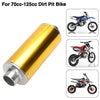 FVRITO High Performance Big Bore Muffler Exhaust Silencer Complete Pipe System Parts Replacement for Honda XR50 CRF50 Chinese 70cc 110cc 125cc SSR SDG Taotao Roketa Coolster Lifan Dirt Pit Bike Yellow