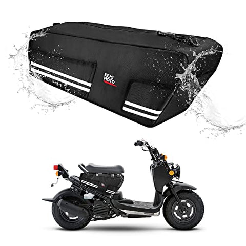 kemimoto Ruckus Bag Under Seat Storage Bag Cling to The Side Frame 2010-2023 Ruckus Saddle bag Luggage Scooter Ruckus Accessories Comes with Shoulder Straps Ruckus Cargo Storage Bin Container