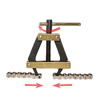 AZSSMUK Roller Chain Holder/Puller and Breaker/Cutter Tools Kit for ANSI #60#80#100 and More