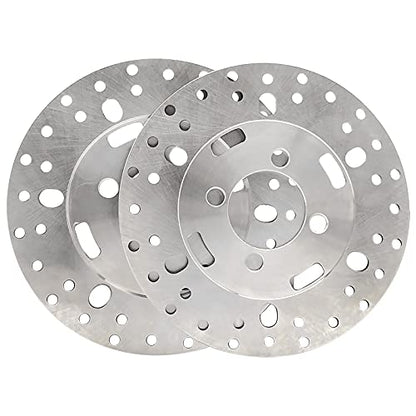 M MATI 2 PCS Front Left/Right Brake Disc Rotor for Yamaha Big Bear 350 YFM350 Big Bear 400 YFM400 Kodiak 400 YFM400 Grizzly 400 YFM400 Wolverine 350 YFM350 4KB-2582T-00-00