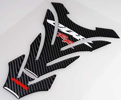 REVSOSTAR Real Carbon Look, Protector Pad, Tank Pad Decal Stickers, Tank Side Traction Pad, Fuel Gas Tank Cap,Anti Slip sticker, Traction Side, Fuel Knee Grip Decal for CBR 600RR 2003-2006