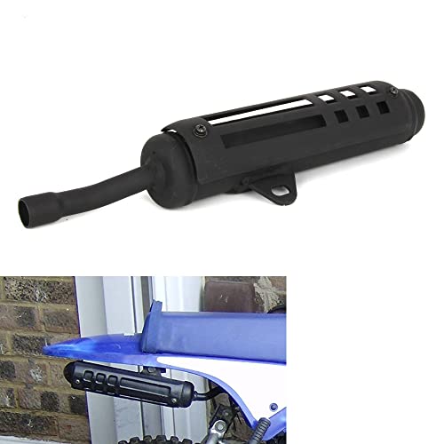 Silencer Exhaust Muffler Pipe for PW80 PY80 Pit Dirt Bike Stainless Steel