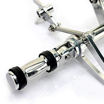 TARAZON Billet Aluminum Forward Controls Foot Pegs for Suzuki VS1400GLP Intruder VS 1400 1987-2004