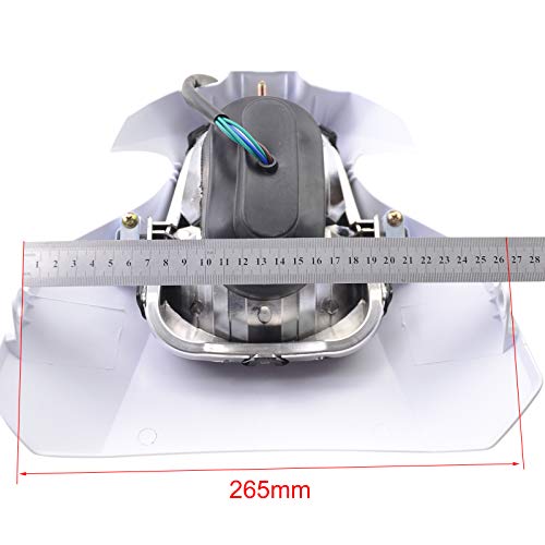 GOOFIT Dirt Bike H7 12V 35W Light Headlight Fairing Replacement for CRF450XR CRF450L CRF450X CRF450 2019-2020 Motorcycles Dirt Bike Pit Bike White