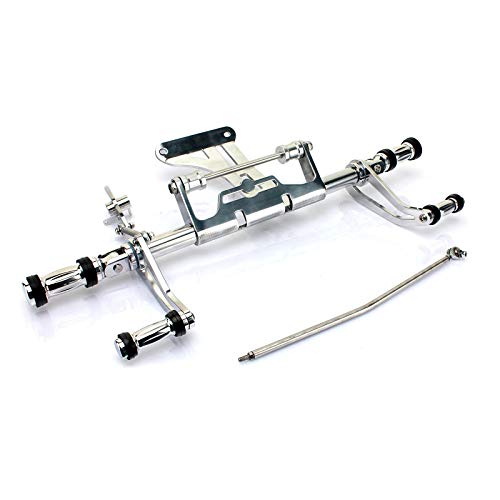 TARAZON Billet Aluminum Forward Controls Foot Pegs for Suzuki VS1400GLP Intruder VS 1400 1987-2004