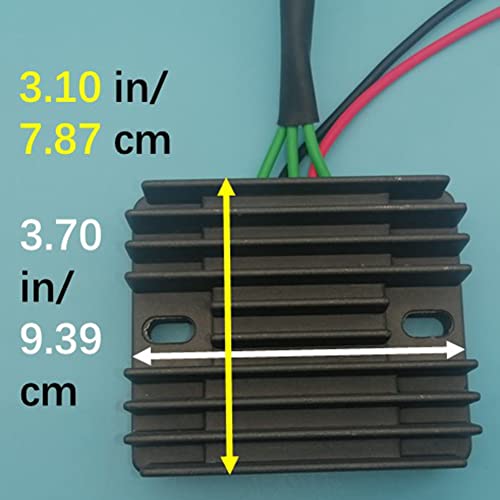 Tuzliufi Voltage Regulator Rectifier Compatible with Mercury Yamaha 804278A12 804278T11 67F-81960-12-00 67F-81960-11-00 67F-81960-10-00 75-90 HP 4 Strokes Marine 80-100HP Outboard 2000 2001-2005 Z34