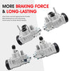Front Brake Wheel Cylinders for Honda Rancher 350 400 TRX350 TRX400 2004-2007 (Left&Right All 4 Kit)，OEM# 45310-HN2-006 45330-HN2-006 45350-HN5-N01 45370-HN5-N01