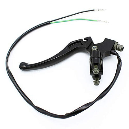 QAZAKY Right Handle Brake Lever + Throttle Housing Start Kill Switch Control Assembly for Yamaha PW80 PY80 Peewee Y-Zinger Dirt Bike