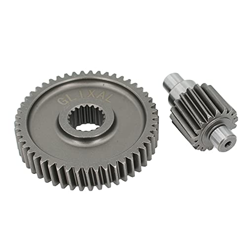 Glixal High Performance GY6 49cc 50cc Chinese Scooter Racing Final Drive Gear Set 139QMB 1P39QMB Moped ATV Go Kart (17T/49T)