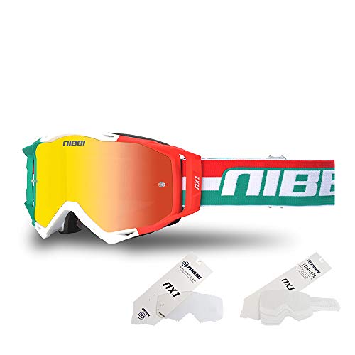 NIBBI MX Goggles Off-Road Motorcycle Goggles (green)