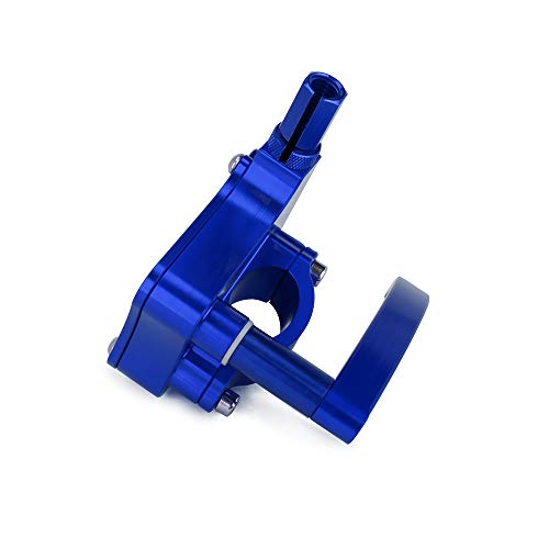 AnXin ATV Thumb Lever Control Throttle Housing Assembly Universal 7/8" CNC for Raptor 700 Banshee 350 Blaster 200 Warrior 350 YFZ450 King Quad LTZ250 Sportrax 450 TRX450ER TRX450R ATV Quad Blue