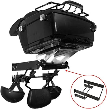 H D Garage Detachables Storage Detach Depot Wall Rack，Tour Trunk Pack Pak Luggage-Racks Fits for Harley Davidson Touring Road King Electra Street Glide