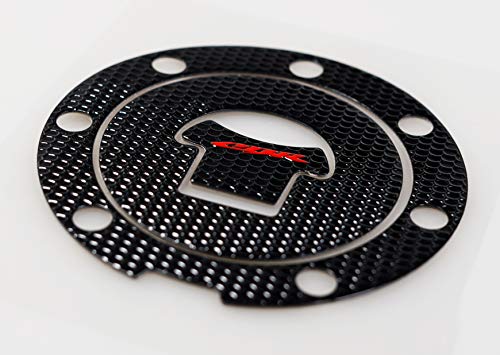REVSOSTAR Real Carbon Look, Protector Pad, Tank Pad Decal Stickers, Tank Side Traction Pad, Fuel Gas Tank Cap,Anti Slip sticker, Traction Side, Fuel Knee Grip Decal for CBR 600RR 2003-2006