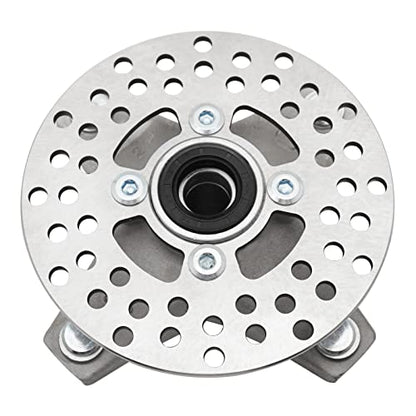 Front Wheel Hub & Brake Rotor Assy for Yamaha Banshee Warrior Raptor 350 Blaster 200