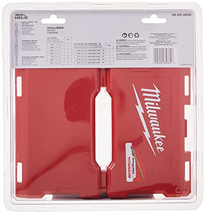 Milwaukee 48-89-4630 Kit TiN Shockwave (15-Piece Titanium)