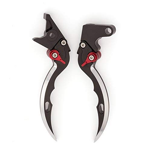 FXCNC Billet Blade Brake Clutch Levers Compatible with NC750 S/X 14-15,Fury/VTX1300CX 11-17,VT750 Phantom/Shadow 10-17,Black Spirit 14-16 CMX 500/300 Rebel 2017