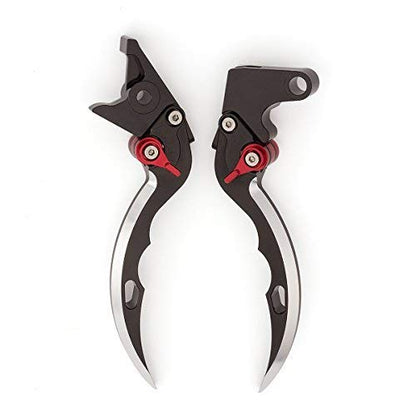 FXCNC Billet Blade Brake Clutch Levers Compatible with NC750 S/X 14-15,Fury/VTX1300CX 11-17,VT750 Phantom/Shadow 10-17,Black Spirit 14-16 CMX 500/300 Rebel 2017