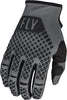 Fly Racing 2023 Adult Kinetic Gloves (Dark Grey/Black, Large)