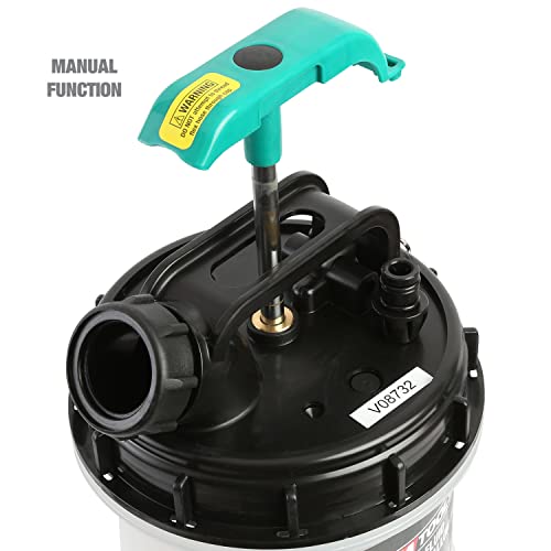 OEMTOOLS 24389 5.6 Quarts (1.4 Gallons) Manual Fluid Extractor, Fluid Extractor Pump, Oil Extractor Vacuum, Auto Oil Extractor