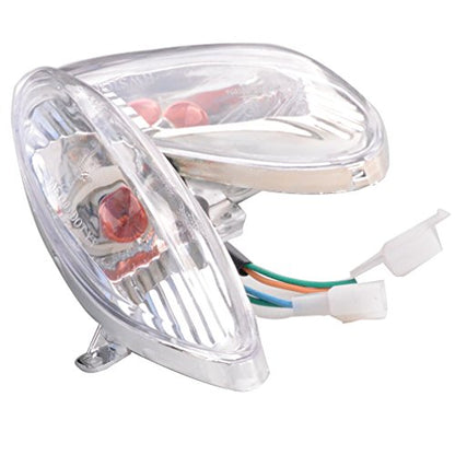 GOOFIT Turn Signal Light Replacement for GY6 50cc Chinese Scooter Moped White