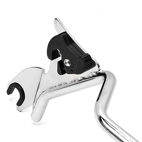 Detachable Rear Passenger Sissy Bar Backrest Pad for Harley Road Glide Street Touring Road King Electra Glide 2009-2022 (chrome)