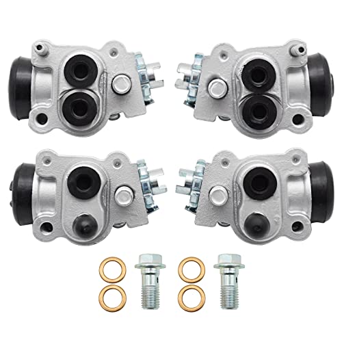 Front Brake Wheel Cylinders for Honda Rancher 350 400 TRX350 TRX400 2004-2007 (Left&Right All 4 Kit)，OEM# 45310-HN2-006 45330-HN2-006 45350-HN5-N01 45370-HN5-N01