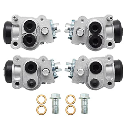 Front Brake Wheel Cylinders for Honda Rancher 350 400 TRX350 TRX400 2004-2007 (Left&Right All 4 Kit)，OEM# 45310-HN2-006 45330-HN2-006 45350-HN5-N01 45370-HN5-N01