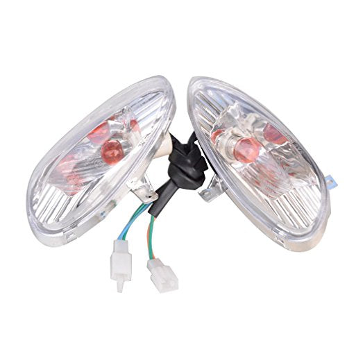 GOOFIT Turn Signal Light Replacement for GY6 50cc Chinese Scooter Moped White