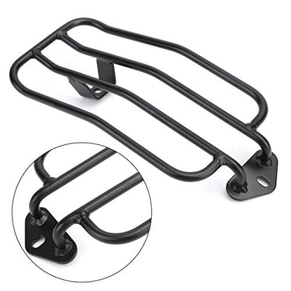 MAD HORNETS Motorcycle Luggage Rack Top Case Carrier,Rear Luggage Utility Rack Solo seat Luggage Rack Rear Fender Rack Fit for Honda CMX 300 CMX 500 Rebel 2017-2020(Black)