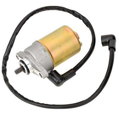 HIAORS 10 Teeth Starter Motor for Tao tao Jonway Sunl Roketa Baja Peace Sports GY6 47cc 49cc 50cc Chinese 4-Stroke QMB139 Engine Scooter Moped Parts