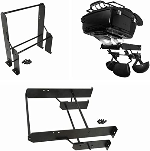 H D Garage Detachables Storage Detach Depot Wall Rack，Tour Trunk Pack Pak Luggage-Racks Fits for Harley Davidson Touring Road King Electra Street Glide