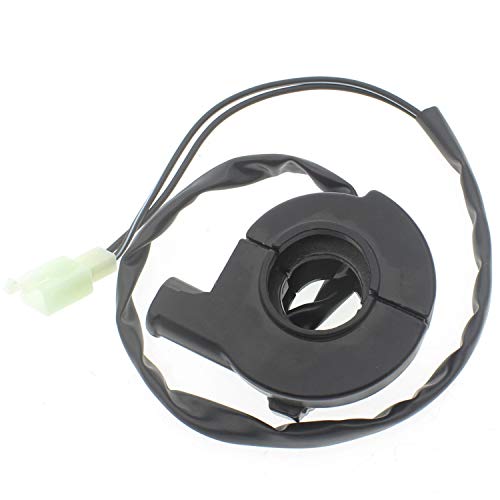 QAZAKY Right Handle Brake Lever + Throttle Housing Start Kill Switch Control Assembly for Yamaha PW80 PY80 Peewee Y-Zinger Dirt Bike