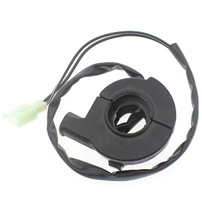 QAZAKY Right Handle Brake Lever + Throttle Housing Start Kill Switch Control Assembly for Yamaha PW80 PY80 Peewee Y-Zinger Dirt Bike