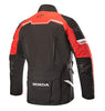 Alpinestars Men's Honda Andes v2 Drystar Motorcycle Jacket, Black/Red, Medium