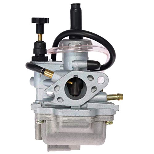 LT80 Carburetor with Fuel Switch Valve Petcock Intake Manifold for Suzuki LT 80 Quadsport ATV Carb, Replace 13200-40B10 13881-40B00 by TOPEMAI