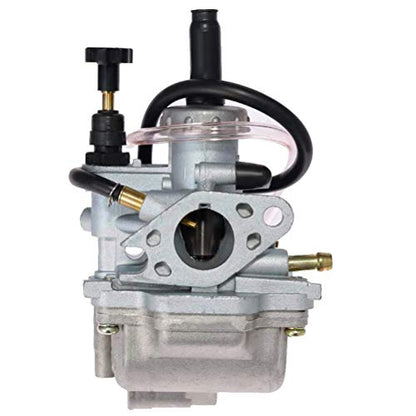 LT80 Carburetor with Fuel Switch Valve Petcock Intake Manifold for Suzuki LT 80 Quadsport ATV Carb, Replace 13200-40B10 13881-40B00 by TOPEMAI