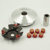Glixal ATKS-042 GY6 125cc 150cc High Performance Racing Variator Kit with 13g Roller Weights for Chinese 4-Stroke 152QMI 157QMJ Scooter Moped ATV Engine Front Clutch