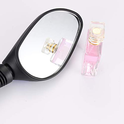 CLEO 8mm white Side Mirrors for GY6 50cc 125cc 150cc 250cc Chinese Scooter Moped Motorcycle Rear View Mirror