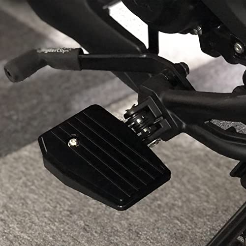 Midimttop Motorcycle Wide Foot Pegs Pedals Rest Footpegs Pads for Ho-nda Rebel 300 Rebel 500 2017 2018 2019 2020 2021 CMX 500 Footrest Parts Accessories (Black)