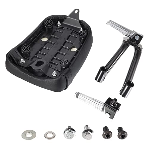 Rear Passenger Seat and Foot Pegs Kit for Honda CMX 300 CMX 500 Compatible with Honda Rebel 2017-2021