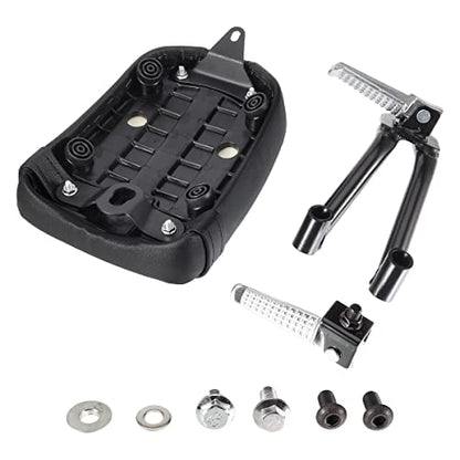 Rear Passenger Seat and Foot Pegs Kit for Honda CMX 300 CMX 500 Compatible with Honda Rebel 2017-2021
